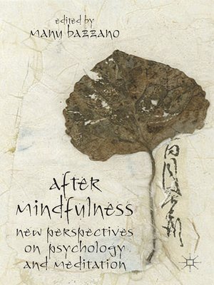 cover image of After Mindfulness